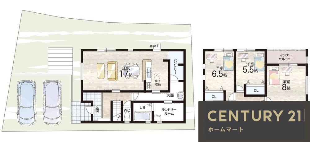 新築戸建 NEW一戸建て押熊町（学研奈良登美ヶ丘駅） 4280万円～4580万円の詳細情報 奈良県奈良市押熊町 写真13 センチュリー21ホームマート