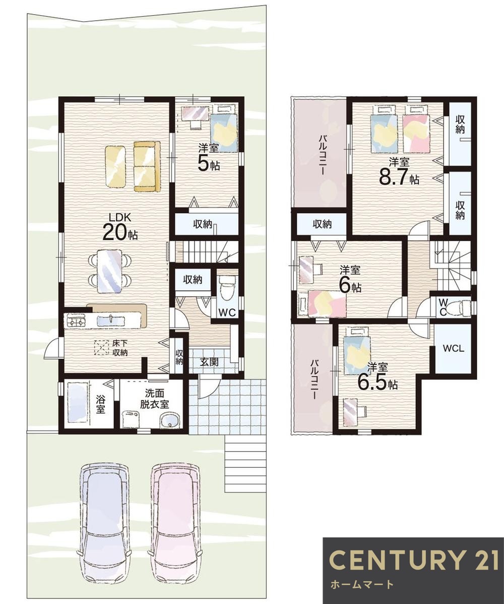 新築戸建 一戸建て千代ヶ丘２ 3880万円の詳細情報 奈良県奈良市千代ヶ丘２ 写真10 センチュリー21ホームマート