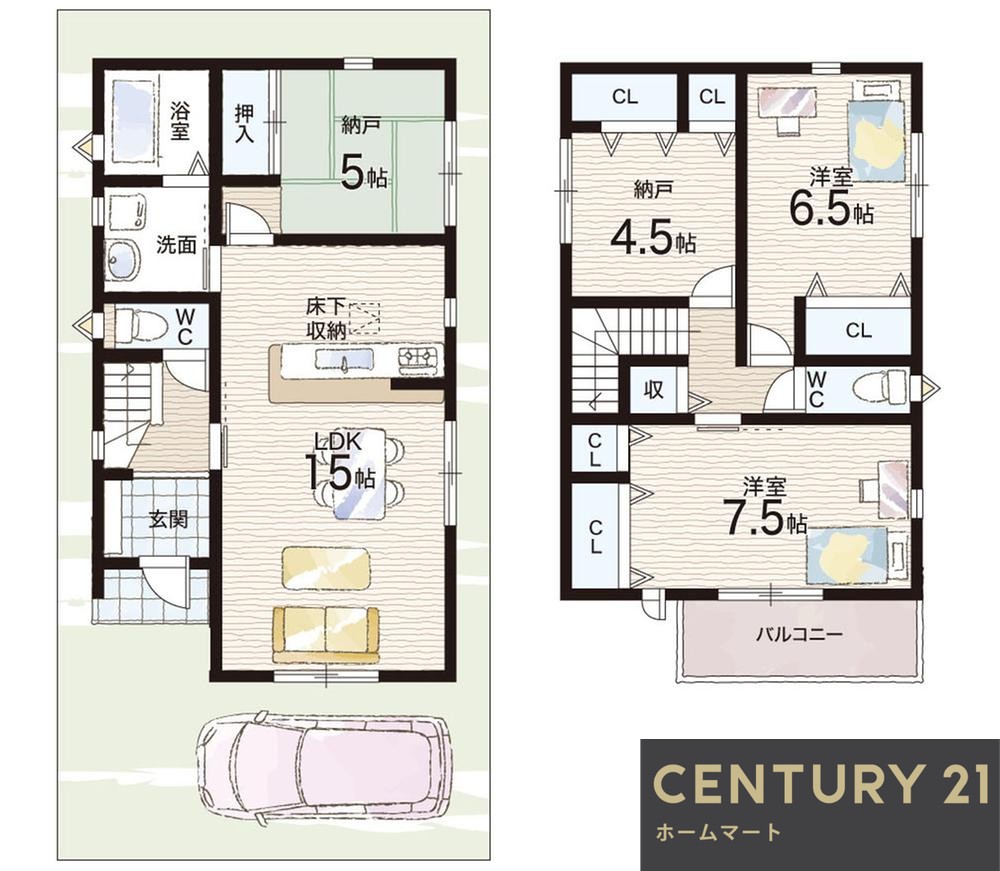 新築戸建 NEW一戸建て槇島町一ノ坪（小倉駅） 3090万円の詳細情報 京都府宇治市槇島町一ノ坪 写真11 センチュリー21ホームマート