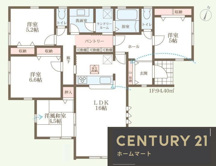 新築戸建 NEW一戸建て向陽台３ 4280万円の詳細情報 兵庫県川西市向陽台３ 写真9 センチュリー21ホームマート
