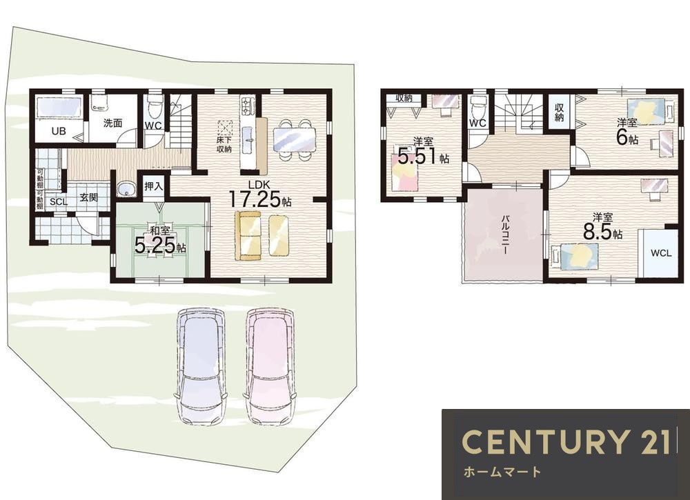 新築戸建 NEW一戸建て野洲市冨波甲 一戸建て 全３邸第３期の詳細情報 滋賀県野洲市冨波甲 写真20 センチュリー21ホームマート