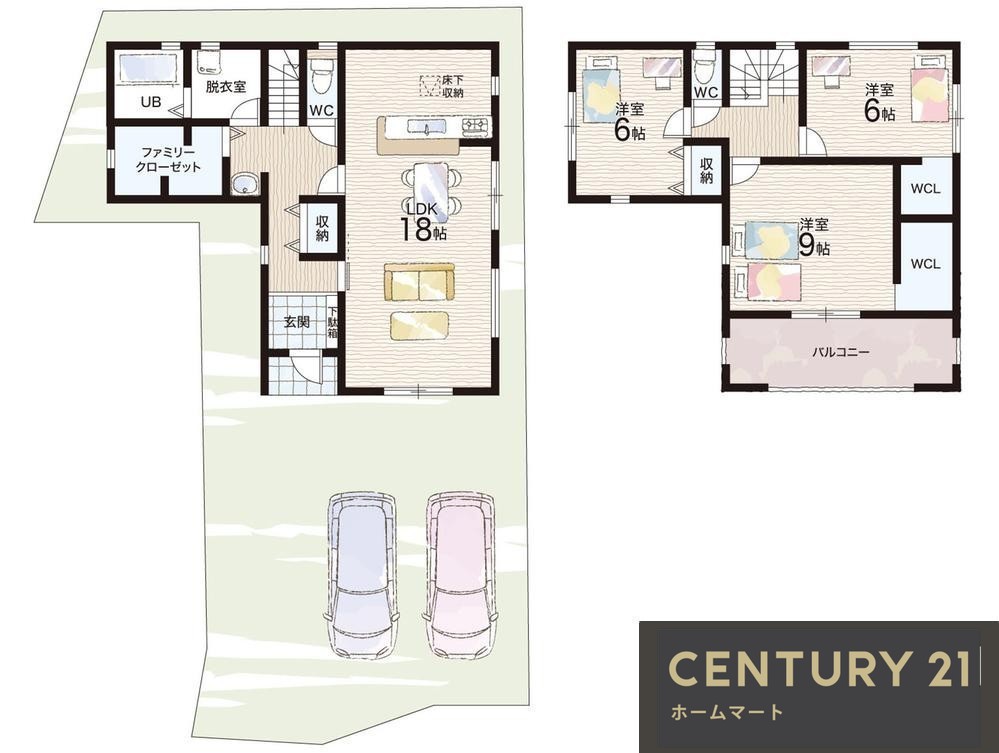 新築戸建 NEW一戸建て野洲市冨波甲 一戸建て 全３邸第３期の詳細情報 滋賀県野洲市冨波甲 写真21 センチュリー21ホームマート
