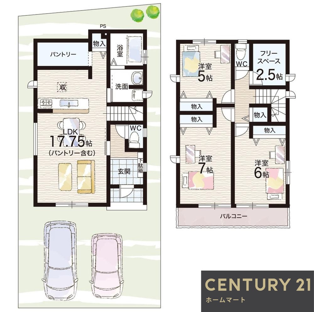 新築戸建 一戸建て東香里３ 3690万円・3890万円の詳細情報 大阪府枚方市東香里３ 写真12 センチュリー21ホームマート