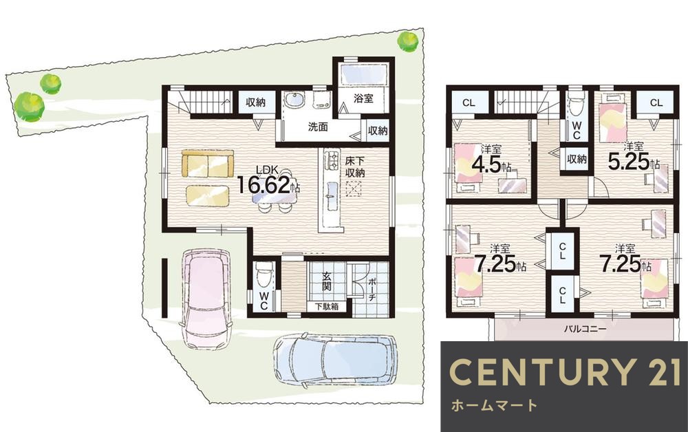 新築戸建 一戸建て東香里３ 3590万円の詳細情報 大阪府枚方市東香里３ 写真15 センチュリー21ホームマート