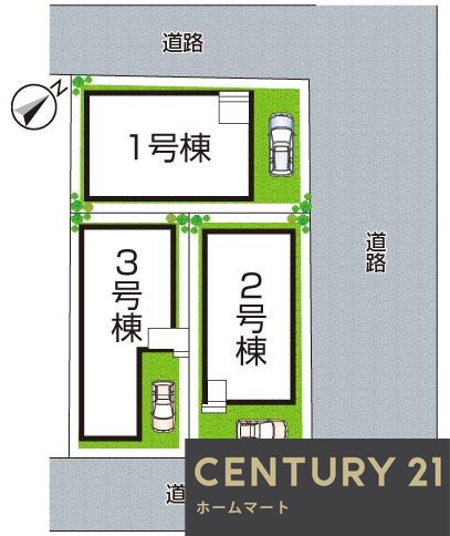 新築戸建 NEW一戸建て上笠３（草津駅） 3298万円～3698万円の詳細情報 滋賀県草津市上笠３ 写真12 センチュリー21ホームマート