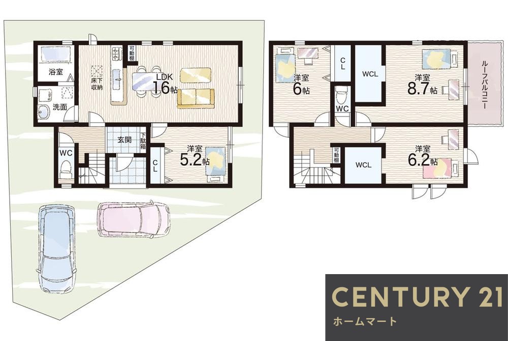 新築戸建 一戸建て宝来町 2980万円～3480万円の詳細情報 奈良県奈良市宝来町 写真15 センチュリー21ホームマート