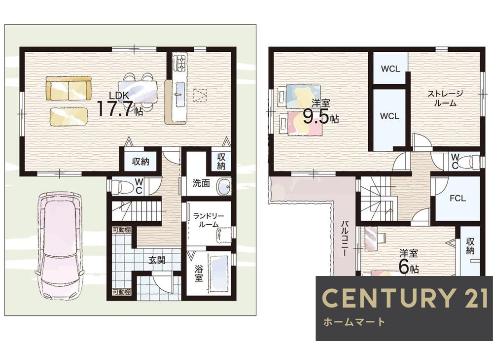 新築戸建 一戸建て丹南４ 2880万円の詳細情報 大阪府松原市丹南４ 写真13 センチュリー21ホームマート