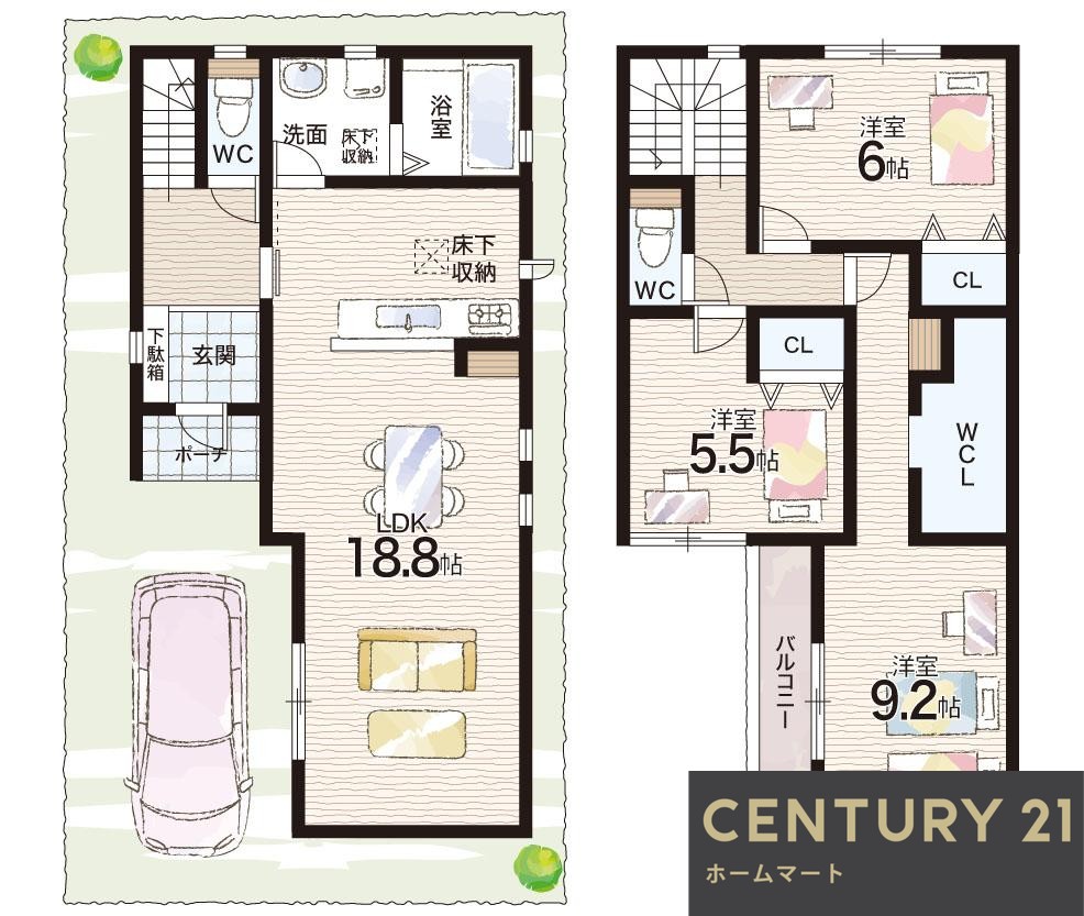 新築戸建 一戸建て堺市中区福田 全１０邸 一戸建て第２期・第３期の詳細情報 大阪府堺市中区福田 写真19 センチュリー21ホームマート