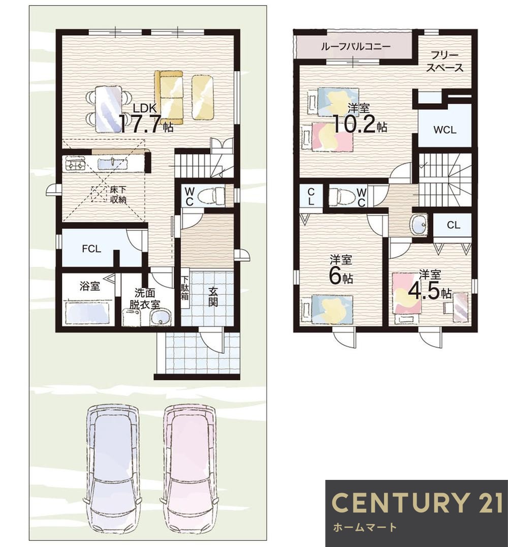 新築戸建 一戸建て近江八幡市安土町常楽寺 一戸建て 全５邸第1期の詳細情報 滋賀県近江八幡市安土町常楽寺 写真20 センチュリー21ホームマート