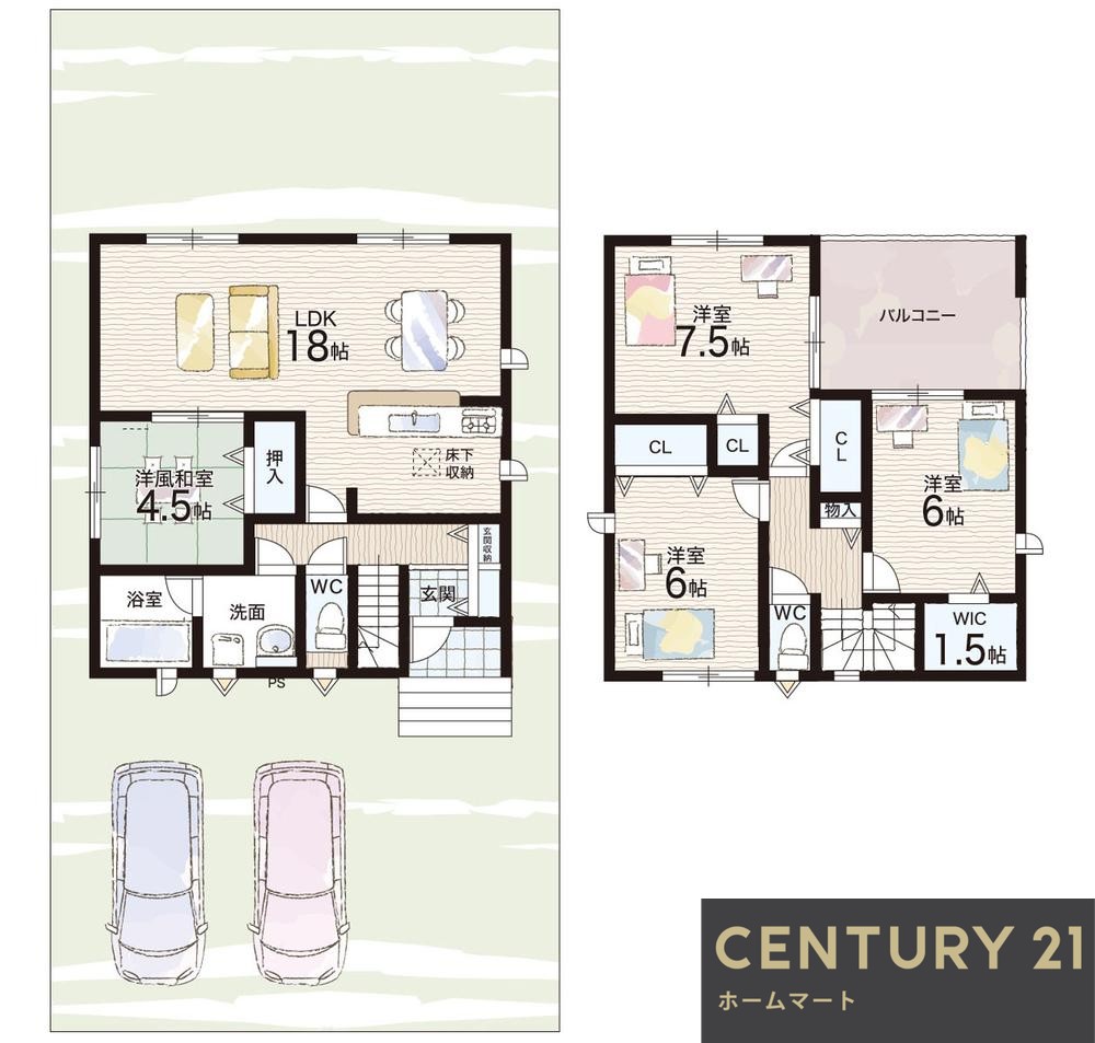 新築戸建 NEW一戸建て近江八幡市安土町下豊浦 一戸建て 第７期の詳細情報 滋賀県近江八幡市安土町下豊浦 写真23 センチュリー21ホームマート