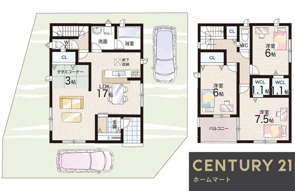新築戸建 一戸建て松原市上田 全３邸 一戸建て第２期の詳細情報 大阪府松原市上田８ 写真18 センチュリー21ホームマート