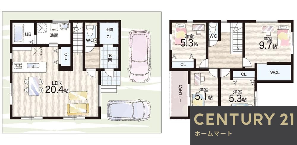 新築戸建 一戸建て花の峯（生瀬駅） 3180万円の詳細情報 兵庫県西宮市花の峯 写真14 センチュリー21ホームマート