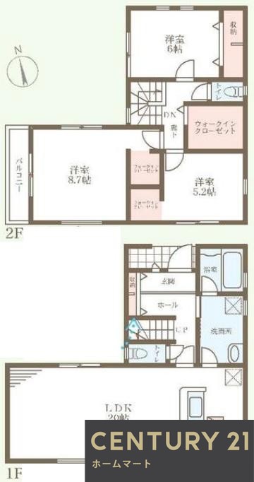 新築戸建 NEW一戸建て楢葉 2980万円～3580万円の詳細情報 大阪府堺市中区楢葉 写真15 センチュリー21ホームマート