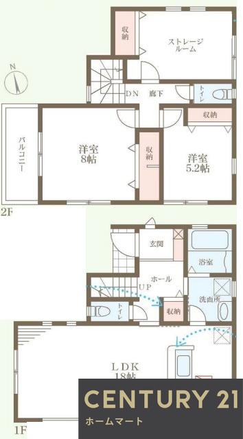 新築戸建 NEW一戸建て楢葉 2980万円～3580万円の詳細情報 大阪府堺市中区楢葉 写真16 センチュリー21ホームマート