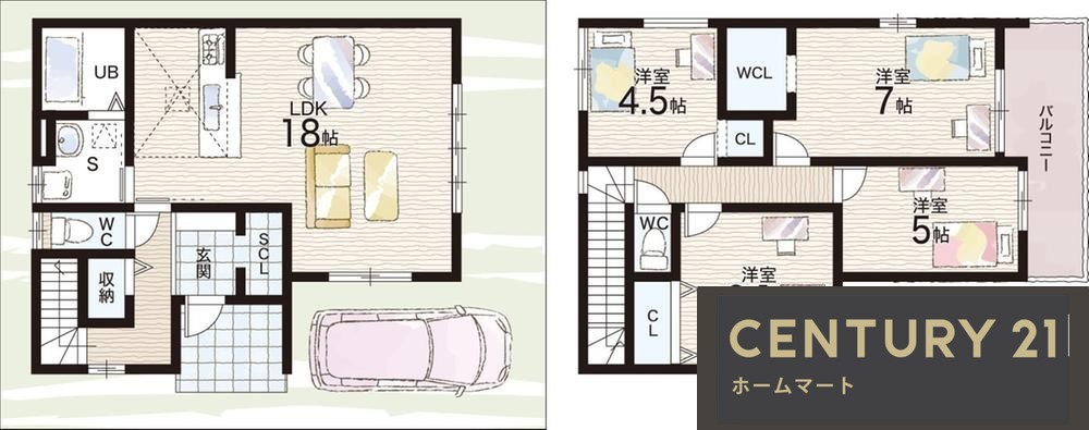 新築戸建 一戸建て南花田町（新金岡駅） 4198万円・4398万円の詳細情報 大阪府堺市北区南花田町 写真14 センチュリー21ホームマート