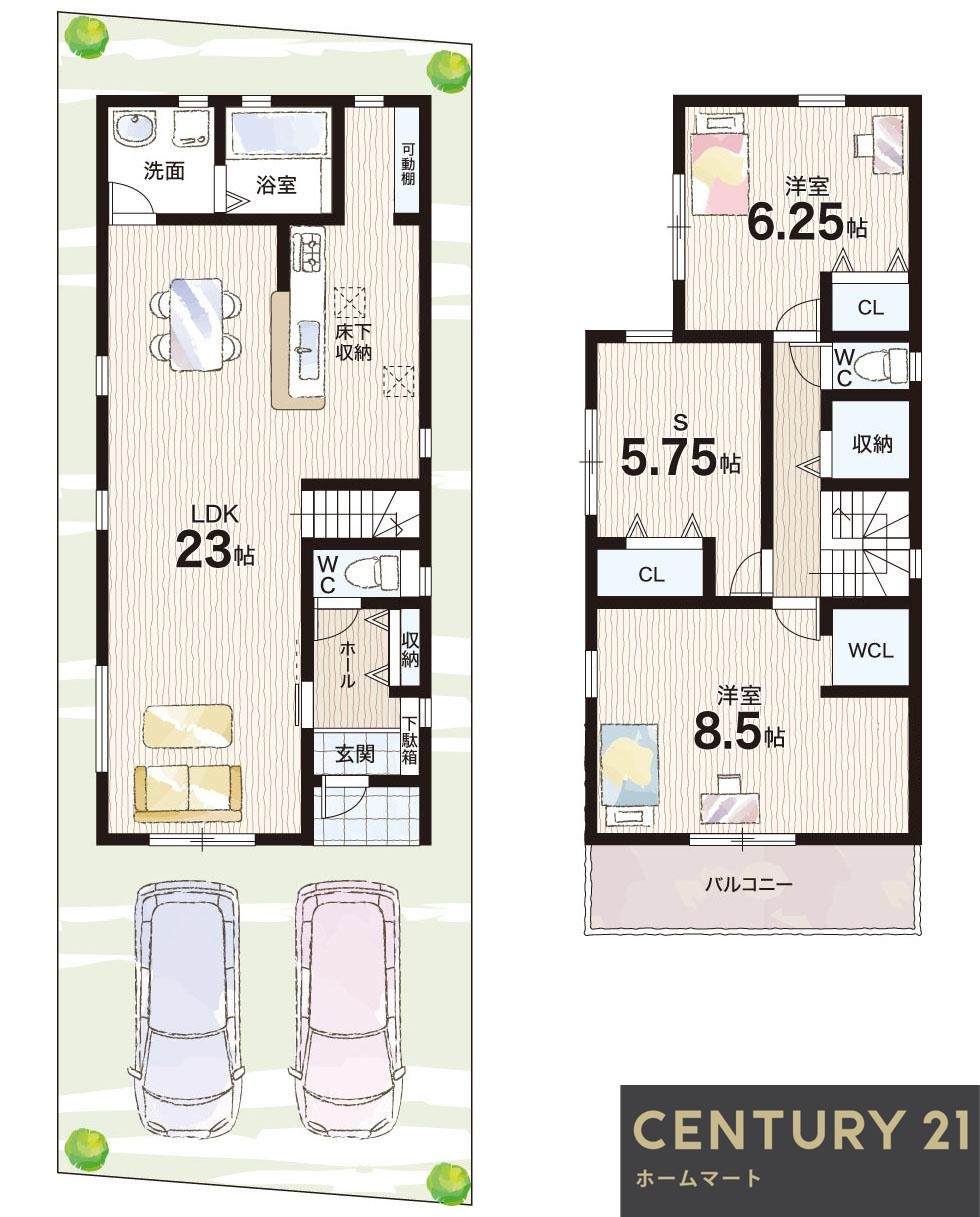 新築戸建 一戸建て河内長野市古野町 全７邸 一戸建て第１期、第２期の詳細情報 大阪府河内長野市古野町 写真23 センチュリー21ホームマート