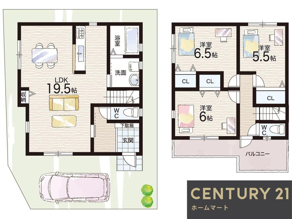新築戸建 一戸建て柳川町２（総持寺駅） 4480万円の詳細情報 大阪府高槻市柳川町２ 写真7 センチュリー21ホームマート