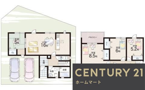新築戸建 一戸建て草津市下笠町 一戸建て 全２邸第２４－１期の詳細情報 滋賀県草津市下笠町 写真20 センチュリー21ホームマート