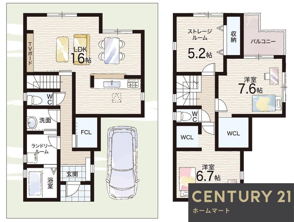 新築戸建 一戸建て寺前町２（ＪＲ長瀬駅） 3480万円～3980万円の詳細情報 大阪府東大阪市寺前町２ 写真17 センチュリー21ホームマート