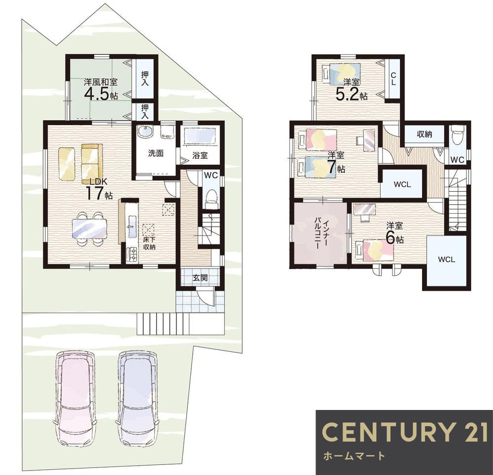 新築戸建 一戸建て渚元町（御殿山駅） 4680万円の詳細情報 大阪府枚方市渚元町 写真5 センチュリー21ホームマート