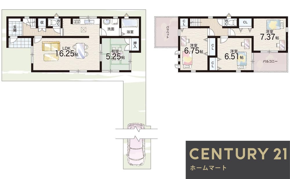新築戸建 一戸建て草尾（北野田駅） 3380万円・3480万円の詳細情報 大阪府堺市東区草尾 写真14 センチュリー21ホームマート