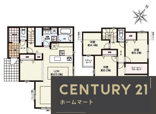 新築戸建 NEW一戸建て南平台２ 6499万円・6599万円の詳細情報 大阪府高槻市南平台２ 写真9 センチュリー21ホームマート