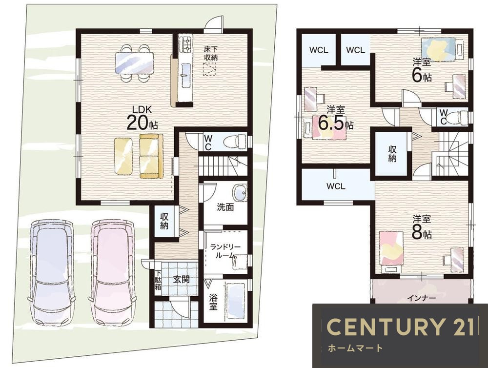 新築戸建 一戸建て澤（二色浜駅） 2880万円の詳細情報 大阪府貝塚市澤 写真12 センチュリー21ホームマート