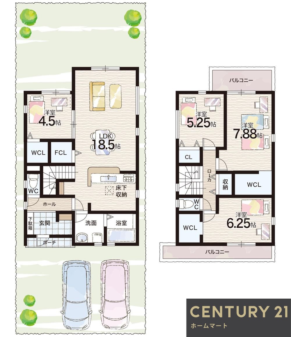 新築戸建 NEW一戸建て道場町日下部（神鉄道場駅） 3380万円の詳細情報 兵庫県神戸市北区道場町日下部 写真13 センチュリー21ホームマート