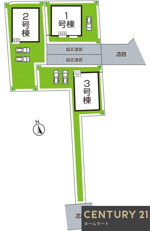 新築戸建 一戸建て唐崎中１ 3880万円・4080万円の詳細情報 大阪府高槻市唐崎中１-9-3 写真5 センチュリー21ホームマート