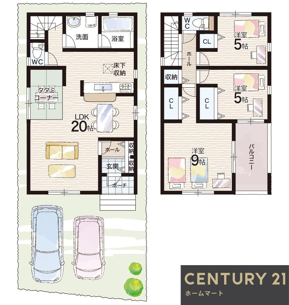 新築戸建 一戸建て枚方市渚本町 全3邸 一戸建て1期の詳細情報 大阪府枚方市渚本町 写真18 センチュリー21ホームマート
