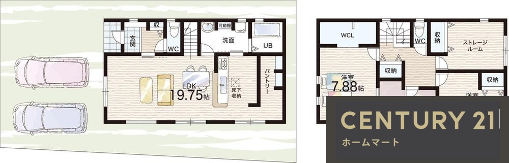 新築戸建 NEW一戸建て福田 3180万円・3280万円の詳細情報 大阪府堺市中区福田 写真14 センチュリー21ホームマート