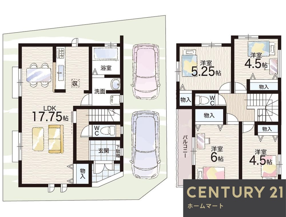 新築戸建 一戸建て阿弥 2990万円の詳細情報 大阪府堺市美原区阿弥 写真13 センチュリー21ホームマート