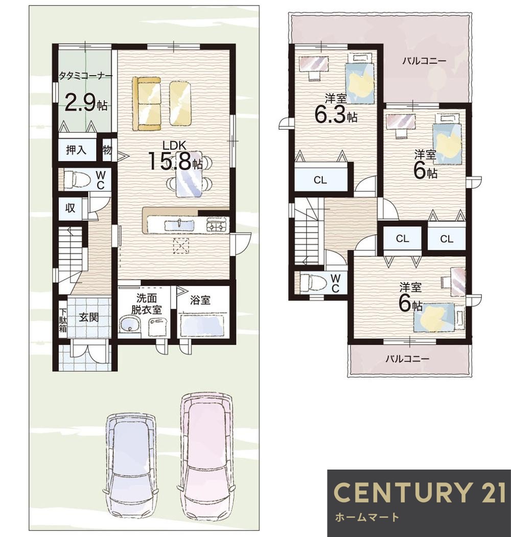 新築戸建 一戸建て学園緑ヶ丘２（学園前駅） 3780万円の詳細情報 奈良県奈良市学園緑ヶ丘２ 写真14 センチュリー21ホームマート