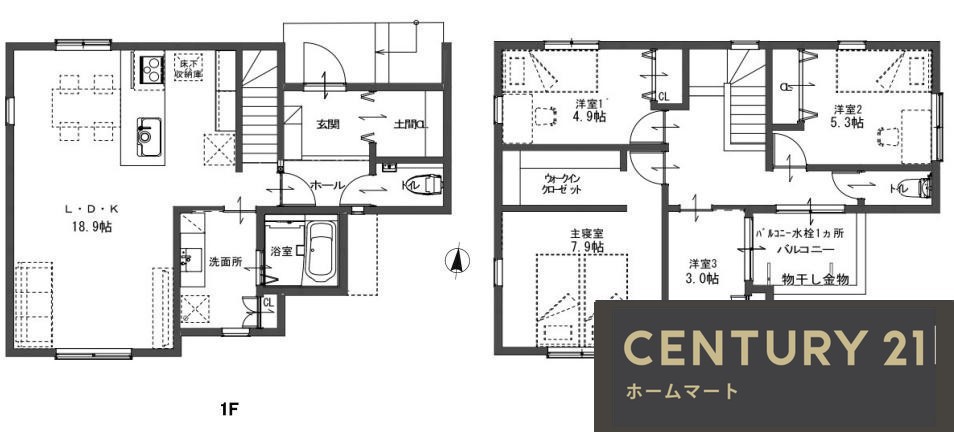 新築戸建 NEW一戸建て加太３（大阪狭山市駅） 3480万円の詳細情報 大阪府富田林市加太３ 写真12 センチュリー21ホームマート