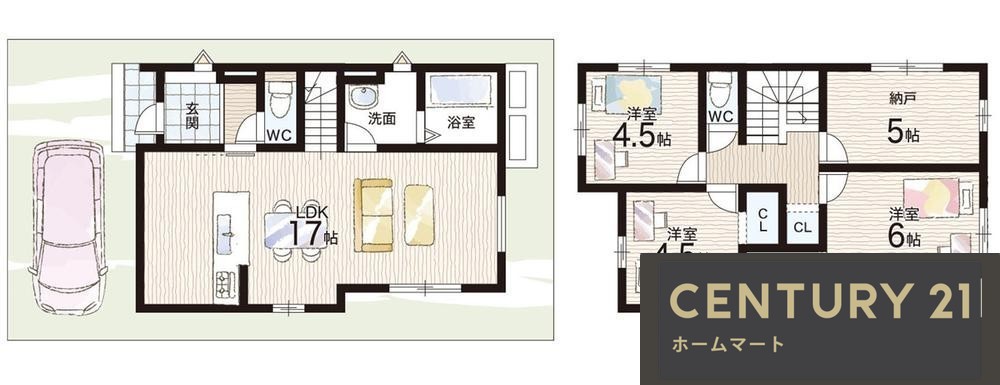 新築戸建 NEW一戸建て北野田（北野田駅） 3898万円の詳細情報 大阪府堺市東区北野田 写真12 センチュリー21ホームマート