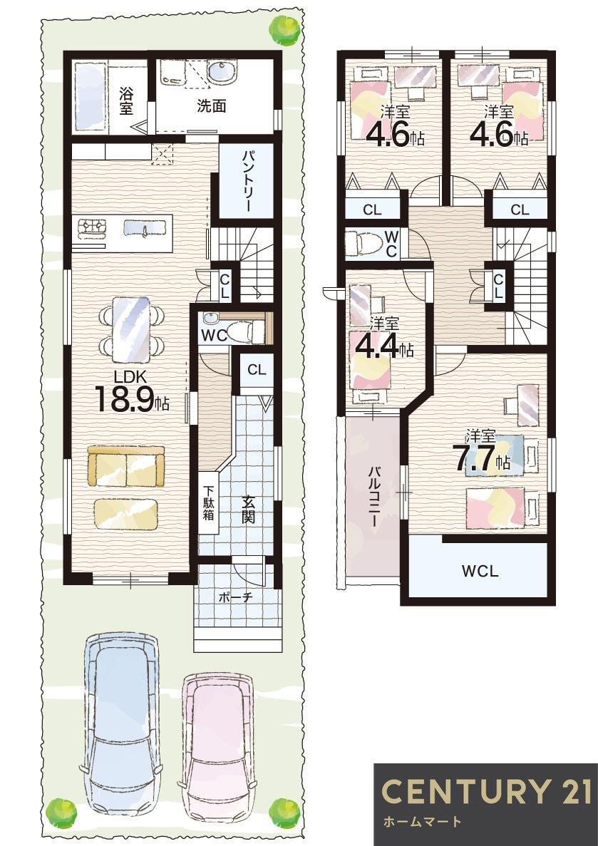 新築戸建 一戸建て高司２（小林駅） 4980万円の詳細情報 兵庫県宝塚市高司２ 写真15 センチュリー21ホームマート