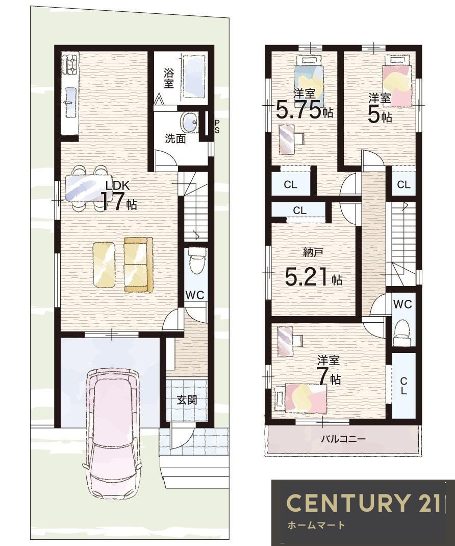 新築戸建 一戸建て私部４（交野市駅） 3898万円の詳細情報 大阪府交野市私部４ 写真15 センチュリー21ホームマート