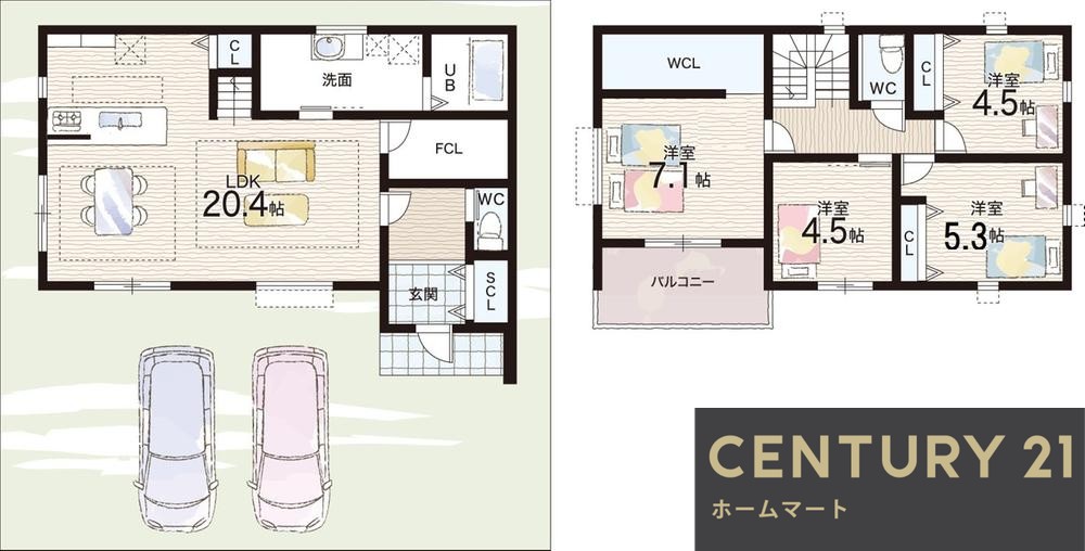 新築戸建 一戸建て広陵町５ 3680万円の詳細情報 兵庫県神戸市北区広陵町５ 写真14 センチュリー21ホームマート