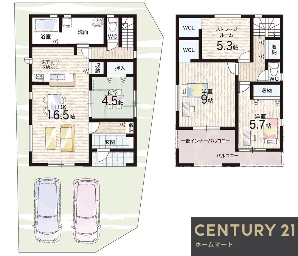 新築戸建 一戸建て平尾 2880万円～3380万円の詳細情報 大阪府堺市美原区平尾 写真14 センチュリー21ホームマート