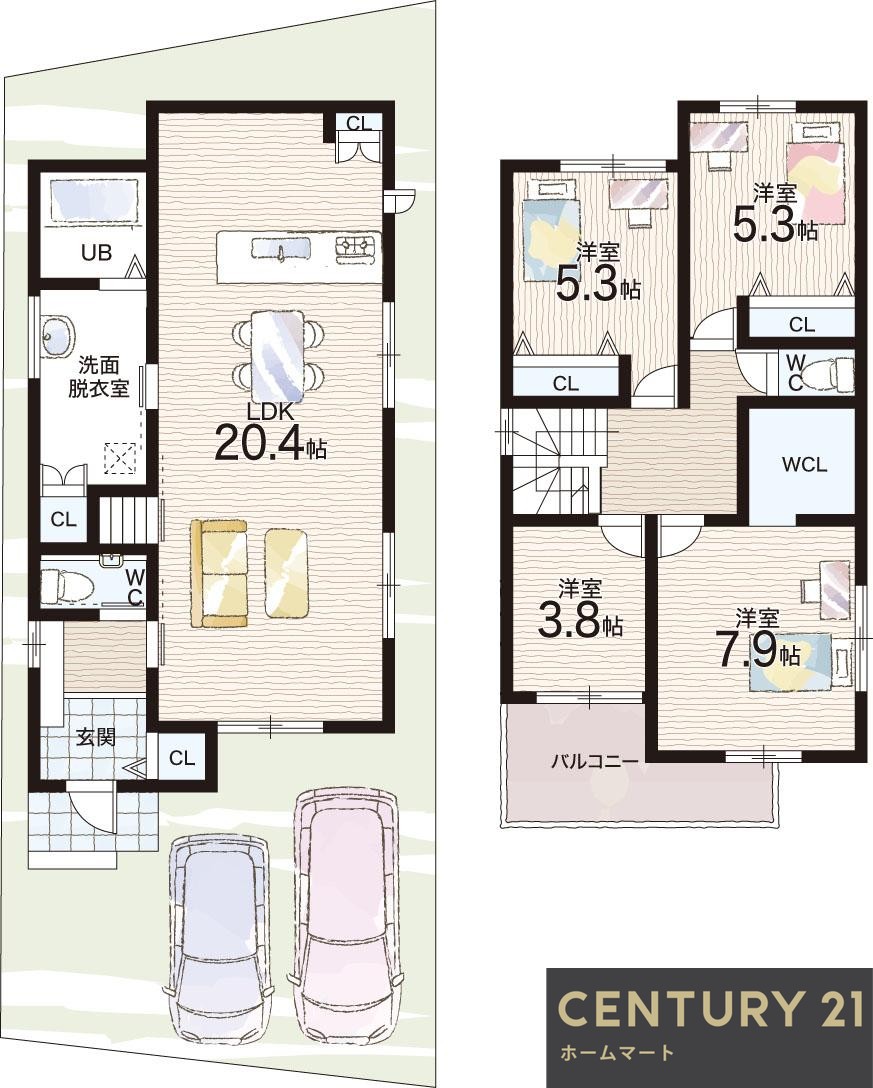 新築戸建 一戸建て堺市西区上野芝町 全２邸 一戸建ての詳細情報 大阪府堺市西区上野芝町７ 写真23 センチュリー21ホームマート
