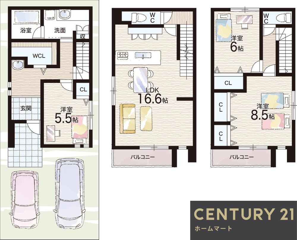 新築戸建 NEW一戸建て出口５（光善寺駅） 3980万円の詳細情報 大阪府枚方市出口５ 写真16 センチュリー21ホームマート