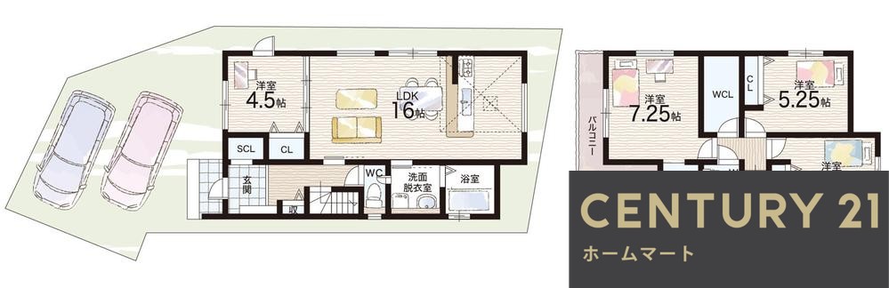 新築戸建 NEW一戸建て国分東条町（河内国分駅） 2630万円・2930万円の詳細情報 大阪府柏原市国分東条町 写真13 センチュリー21ホームマート
