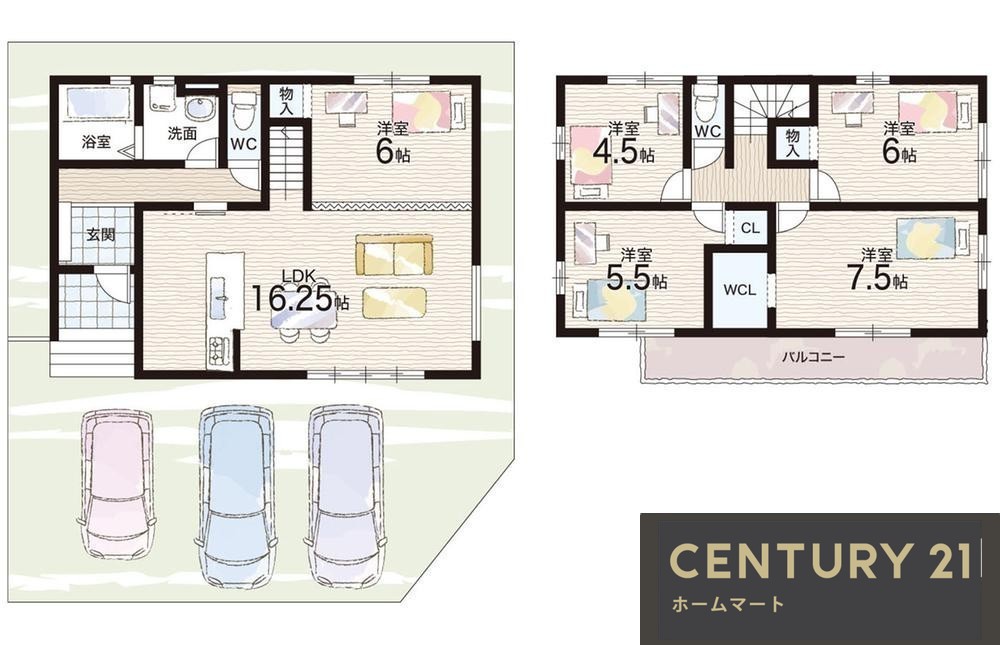 新築戸建 NEW一戸建て国分２（石山寺駅） 3698万円の詳細情報 滋賀県大津市国分２ 写真13 センチュリー21ホームマート
