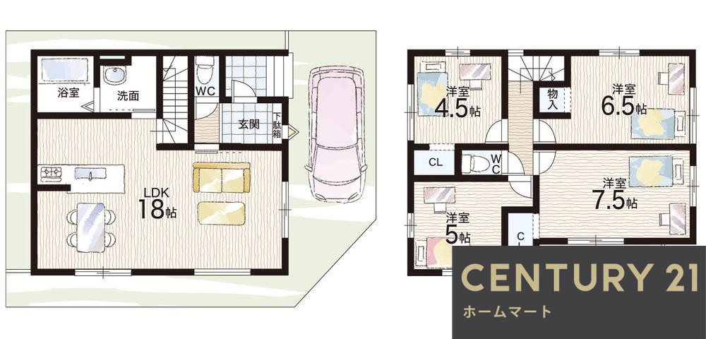 新築戸建 一戸建て野田４（高槻市駅） 4298万円の詳細情報 大阪府高槻市野田４ 写真5 センチュリー21ホームマート