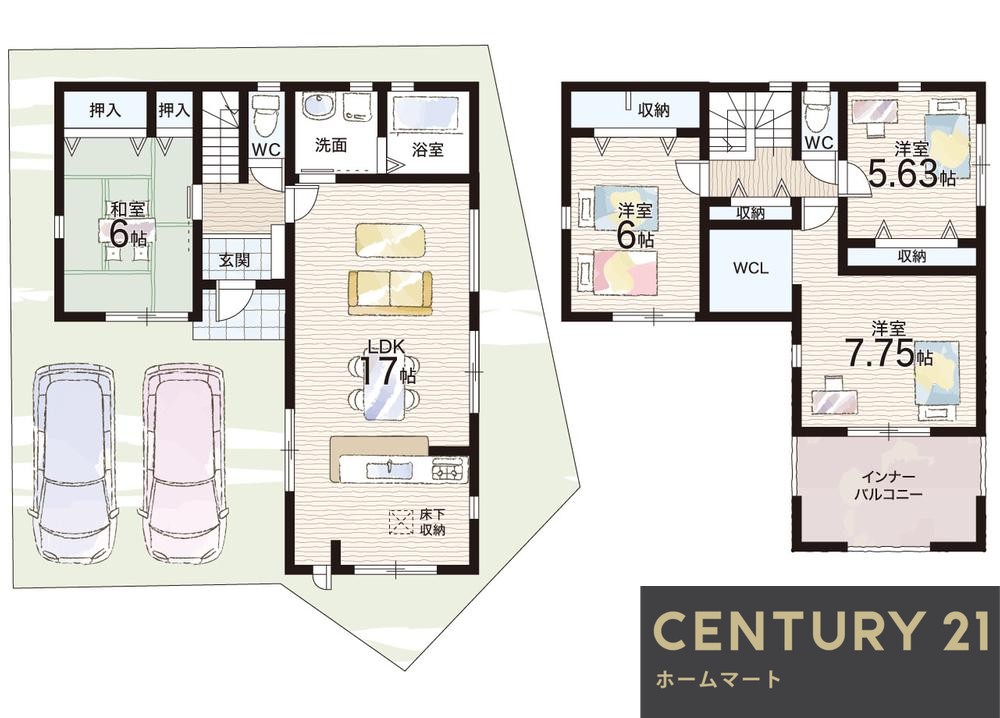 新築戸建 一戸建て生駒市中菜畑2丁目 全6邸 一戸建て第1期の詳細情報 奈良県生駒市中菜畑２ 写真14 センチュリー21ホームマート