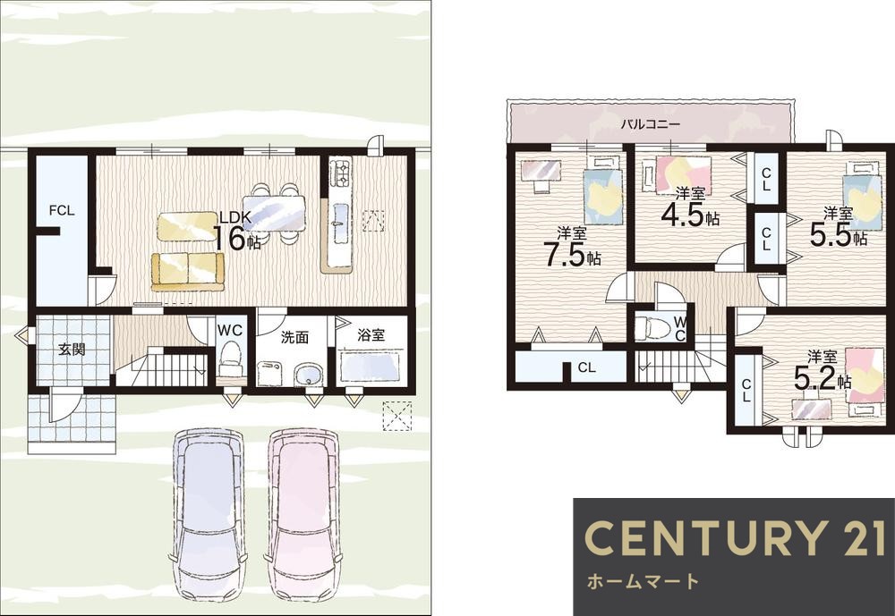 新築戸建 一戸建て東近江市林田町 一戸建て 全１６邸第２４－１・２期の詳細情報 滋賀県東近江市林田町 写真21 センチュリー21ホームマート