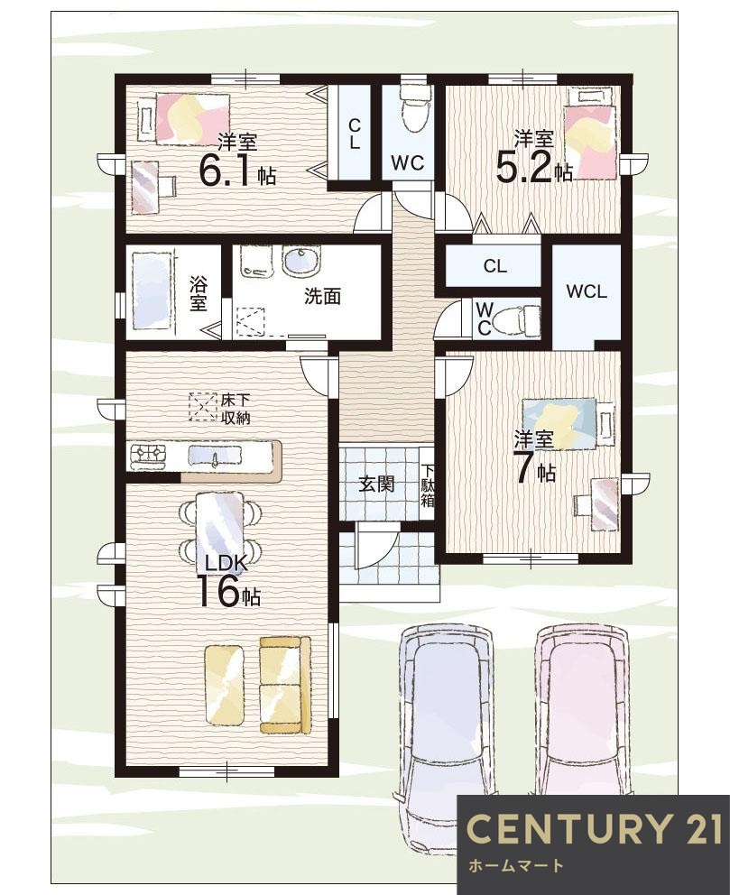 新築戸建 一戸建て東近江市林田町 一戸建て 全１６邸第２４－１・２期の詳細情報 滋賀県東近江市林田町 写真23 センチュリー21ホームマート