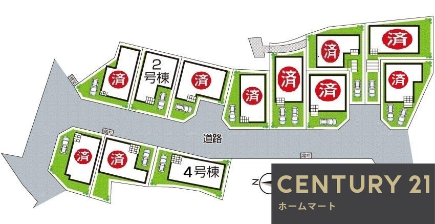 新築戸建 一戸建て南野６（忍ケ丘駅） 2680万円・2880万円の詳細情報 大阪府四條畷市南野６ 写真15 センチュリー21ホームマート