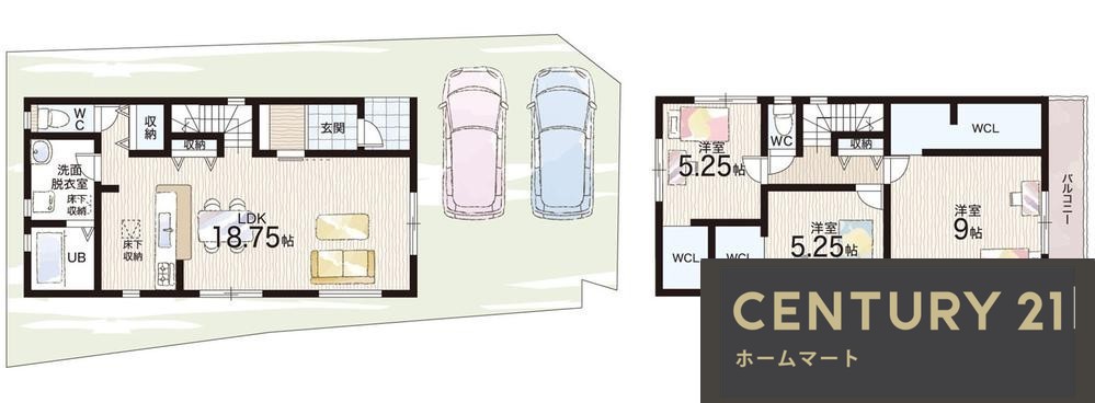 新築戸建 NEW一戸建て岸城町（蛸地蔵駅） 3880万円～4080万円の詳細情報 大阪府岸和田市岸城町 写真14 センチュリー21ホームマート