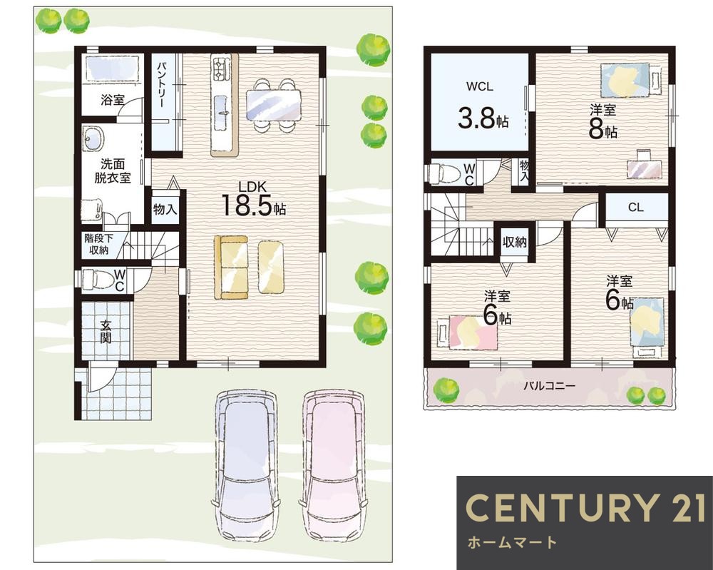 新築戸建 一戸建て下瓦屋（井原里駅） 3280万円の詳細情報 大阪府泉佐野市下瓦屋 写真14 センチュリー21ホームマート